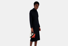 Load image into Gallery viewer, The Strathberry Nano Tote - Patchwork Stripes Chocolate