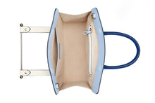 Load image into Gallery viewer, The Strathberry Midi Tote - Sky Blue/Vanilla/Cobalt