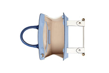 Load image into Gallery viewer, The Strathberry Nano Tote - Sky Blue/Vanilla/Cobalt