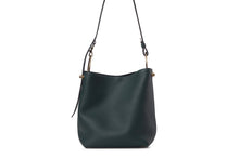 Load image into Gallery viewer, Lana Midi Bucket Bag - Bottle Green