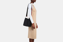Load image into Gallery viewer, Lana Midi Bucket Bag - Riding School Black