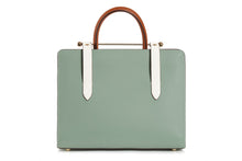 Load image into Gallery viewer, The Strathberry Midi Tote - Sage/Vanilla/Chestnut