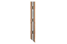 Load image into Gallery viewer, Silk Skinny Scarf - Chain Print