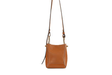 Load image into Gallery viewer, Lana Nano Bucket Bag - Dual Leather Tan