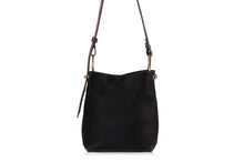 Load image into Gallery viewer, Lana Midi Bucket Bag - Riding School Black