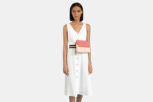 Load image into Gallery viewer, Stylist Belt Bag - Soft Pink/Salmon with Ruby Edge