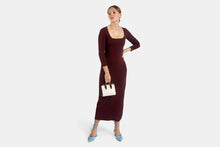 Load image into Gallery viewer, The Strathberry Nano Tote - Bfaner Burgundy/Navy/Vanilla