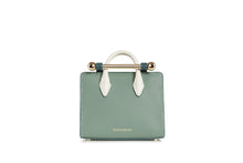 Load image into Gallery viewer, The Strathberry Miniature Tote - Sage/Bottle Green/Vanilla