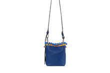 Load image into Gallery viewer, Lana Nano Bucket Bag - Beaded Cobalt