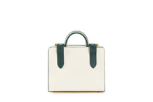 Load image into Gallery viewer, The Strathberry Nano Tote - Vanilla/Bottle Green/Sage