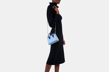 Load image into Gallery viewer, The Strathberry Nano Tote - Sky Blue/Vanilla/Cobalt
