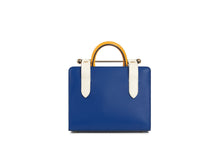 Load image into Gallery viewer, The Strathberry Nano Tote - Cobalt/Vanilla/Blossom Yellow
