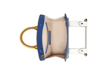 Load image into Gallery viewer, The Strathberry Nano Tote - Cobalt/Vanilla/Blossom Yellow
