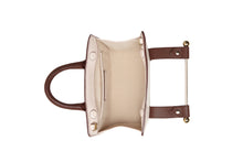 Load image into Gallery viewer, The Strathberry Nano Tote - Patchwork Stripes Soft Pink
