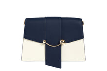 Load image into Gallery viewer, Crescent Shoulder - Burgundy/Navy/Vanilla
