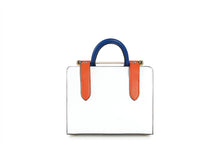 Load image into Gallery viewer, The Strathberry Nano Tote - Miffy Face White/Maple/Cobalt
