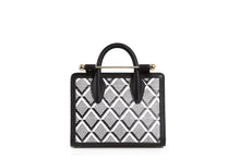 Load image into Gallery viewer, The Strathberry Nano Tote - Monochrome Weave Black/Vanilla
