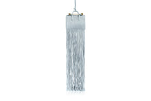 Load image into Gallery viewer, Miniature Fringe Tote - Xu Zhi Illusion Blue
