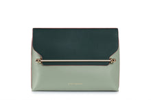 Load image into Gallery viewer, Stylist Belt Bag - Bottle Green/Sage with Salmon Edge
