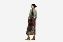 Load image into Gallery viewer, Lana Bucket Bag - Burgundy
