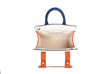Load image into Gallery viewer, The Strathberry Nano Tote - Miffy Face White/Maple/Cobalt
