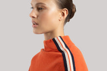 Load image into Gallery viewer, Cashmere Poncho - Striped Maple
