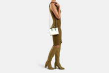 Load image into Gallery viewer, The Strathberry Nano Tote - Vanilla/Bottle Green/Sage
