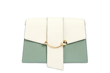 Load image into Gallery viewer, Crescent Shoulder - Sage/Bottle Green/Vanilla
