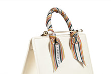 Load image into Gallery viewer, Silk Skinny Scarf - Chain Print
