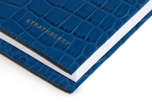 Load image into Gallery viewer, Notebook - Embossed Croc Petrol

