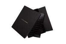 Load image into Gallery viewer, Notebook - Embossed Croc Black
