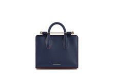 Load image into Gallery viewer, The Strathberry Nano Tote - Navy with Maple Edge
