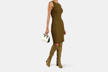 Load image into Gallery viewer, The Strathberry Nano Tote - Vanilla/Bottle Green/Sage
