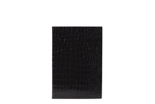 Load image into Gallery viewer, Notebook - Embossed Croc Black
