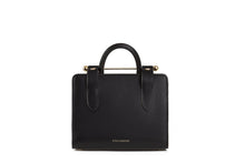 Load image into Gallery viewer, The Strathberry Nano Tote - Monochrome Weave Black/Vanilla
