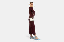 Load image into Gallery viewer, The Strathberry Nano Tote - Bfaner Burgundy/Navy/Vanilla
