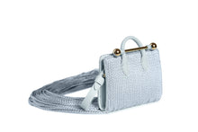 Load image into Gallery viewer, Miniature Fringe Tote - Xu Zhi Illusion Blue
