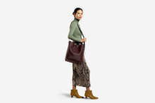 Load image into Gallery viewer, Lana Bucket Bag - Burgundy
